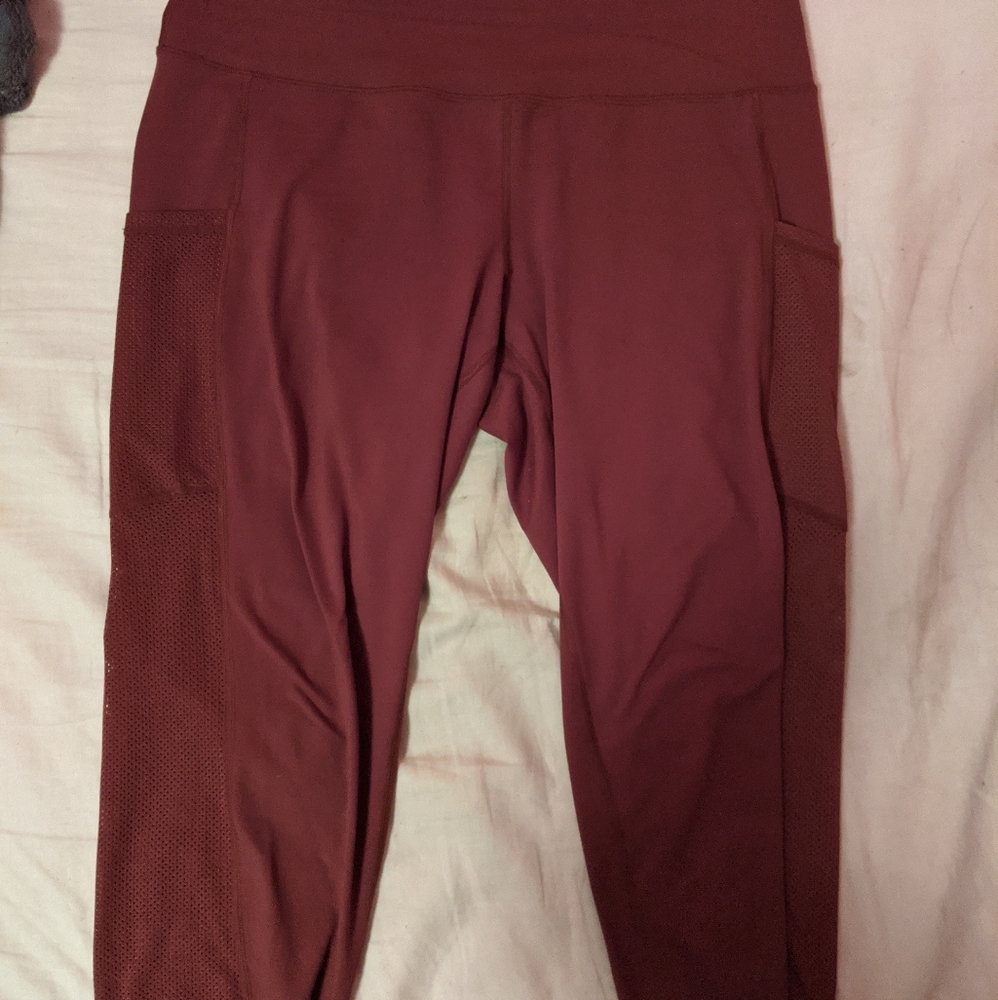 Aerie Move high waisted mesh insert leggings